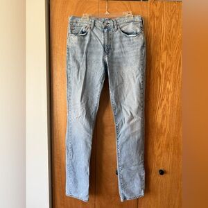Levi’s Men's 511 Slim Fit Light Wash Blue Jeans W34 L36